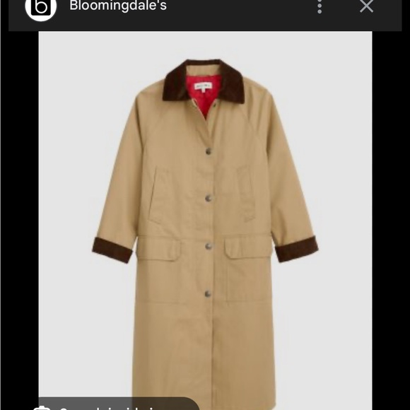 Alex Mill Jackets & Blazers - Alex Mill Tan Coat with Brown Accents